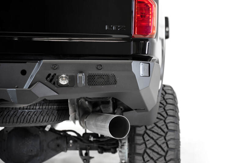 Chevrolet Silverado 2500 Bumper - Rear - Addictive Desert Designs - Bomber HD - Hammer Black - `20-`27